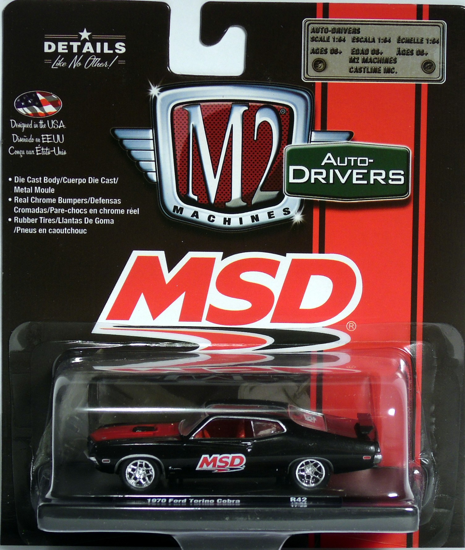 M2 Machines Drivers Release 42 1970 Ford Torino Cobra